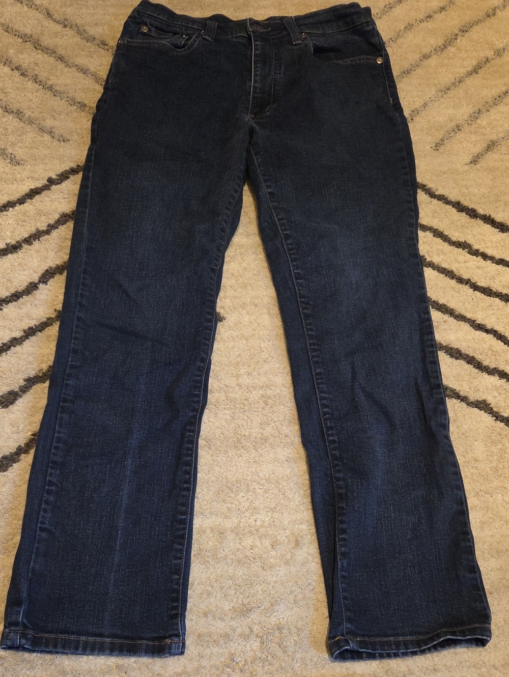 L.L. Bean Women's Dark Blue Boot-Cut Jeans